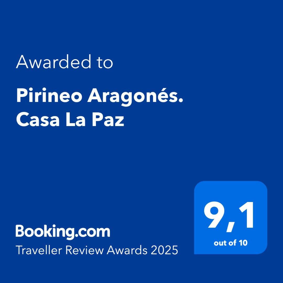 Pirineo Aragones. Casa La Paz Villa Sabiñánigo Buitenkant foto